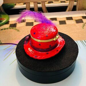 Beautiful and collectible vintage trinket jewelry boxes designed by Esther Fuhrm